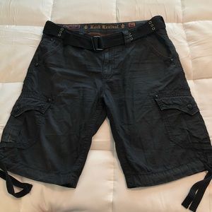 Rock Revival Cargo Shorts, Size 36